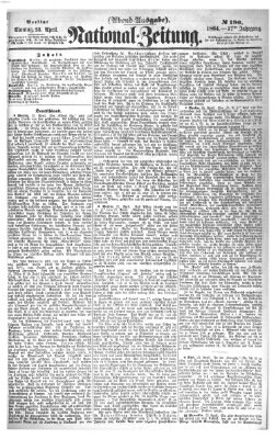 Nationalzeitung Montag 25. April 1864
