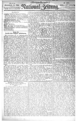 Nationalzeitung Samstag 14. Mai 1864