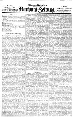 Nationalzeitung Freitag 27. Mai 1864
