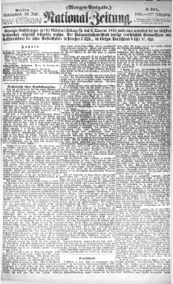 Nationalzeitung Samstag 25. Juni 1864
