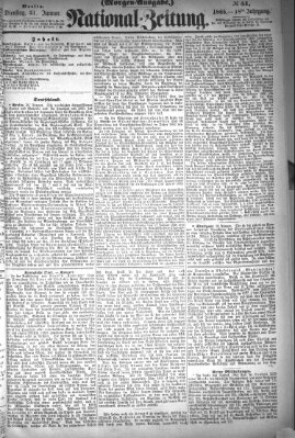 Nationalzeitung Dienstag 31. Januar 1865
