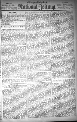 Nationalzeitung Sonntag 5. März 1865