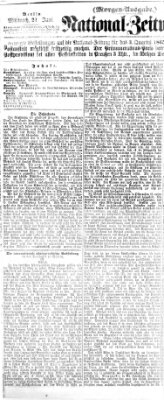 Nationalzeitung Mittwoch 21. Juni 1865