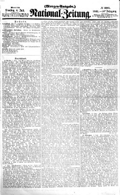 Nationalzeitung Dienstag 4. Juli 1865