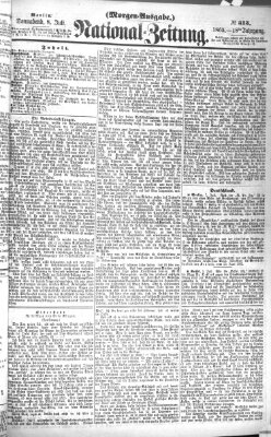 Nationalzeitung Samstag 8. Juli 1865