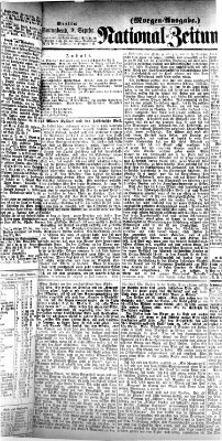 Nationalzeitung Samstag 2. September 1865