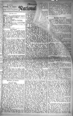 Nationalzeitung Mittwoch 13. September 1865