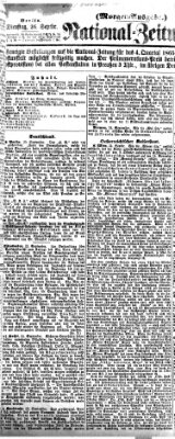 Nationalzeitung Dienstag 26. September 1865