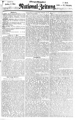 Nationalzeitung Freitag 8. Mai 1868