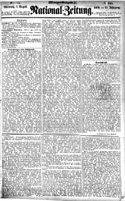 Nationalzeitung Mittwoch 5. August 1868