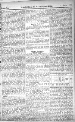 Nationalzeitung Donnerstag 3. September 1868