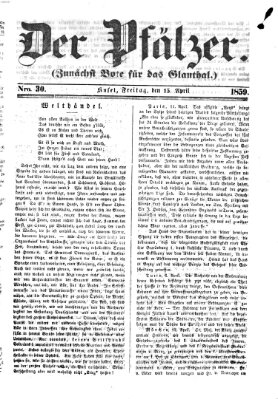 Pfälzer Freitag 15. April 1859