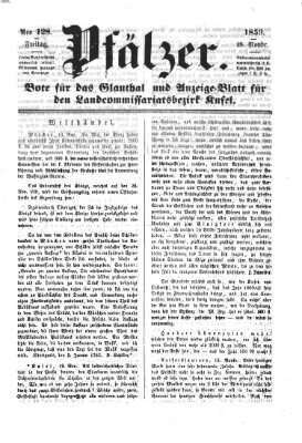 Pfälzer Freitag 18. November 1859