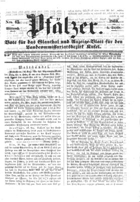 Pfälzer Mittwoch 5. September 1860