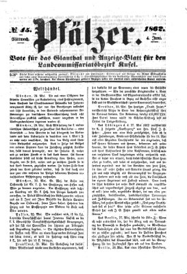 Pfälzer Mittwoch 4. Juni 1862