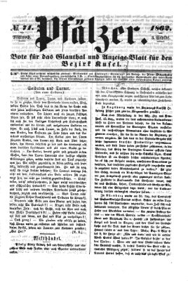 Pfälzer Mittwoch 3. September 1862