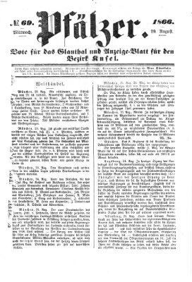 Pfälzer Mittwoch 29. August 1866