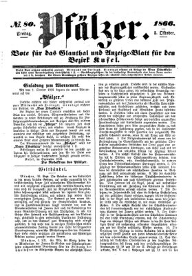 Pfälzer Freitag 5. Oktober 1866