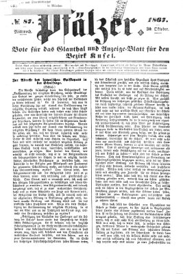 Pfälzer Mittwoch 30. Oktober 1867