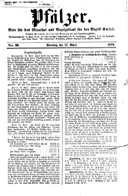 Pfälzer Sonntag 17. April 1870