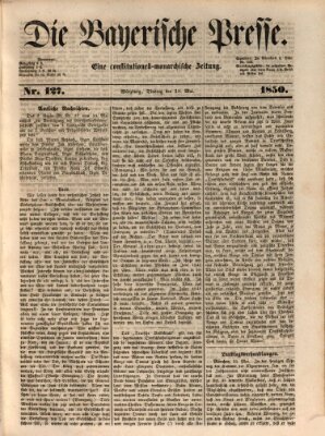 Die Bayerische Presse Dienstag 28. Mai 1850