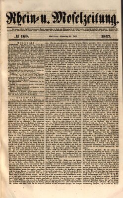 Rhein- und Mosel-Zeitung Sonntag 25. Juli 1847
