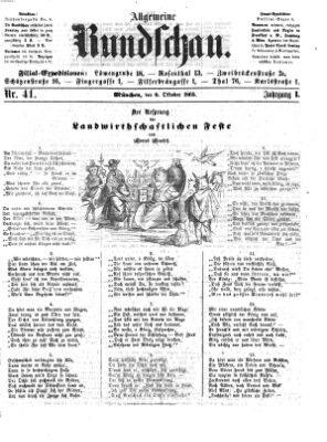 Allgemeine Rundschau Sonntag 8. Oktober 1865