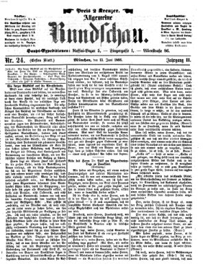 Allgemeine Rundschau Mittwoch 13. Juni 1866
