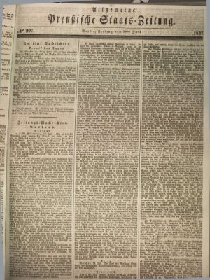 Allgemeine preußische Staats-Zeitung Freitag 28. Juli 1837
