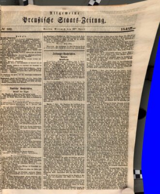 Allgemeine preußische Staats-Zeitung