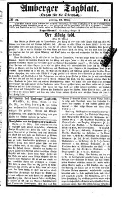 Amberger Tagblatt Freitag 11. März 1864
