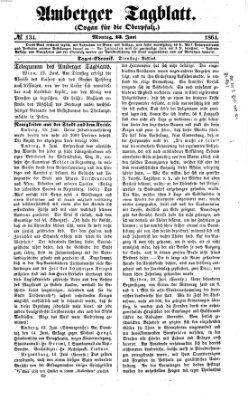 Amberger Tagblatt Montag 13. Juni 1864