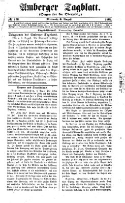 Amberger Tagblatt Mittwoch 3. August 1864