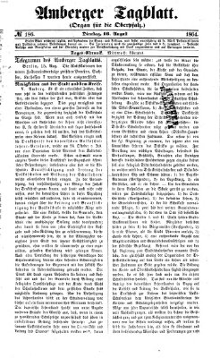 Amberger Tagblatt Dienstag 16. August 1864