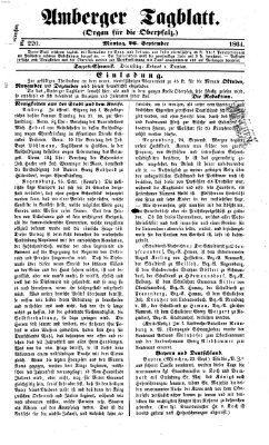 Amberger Tagblatt Montag 26. September 1864