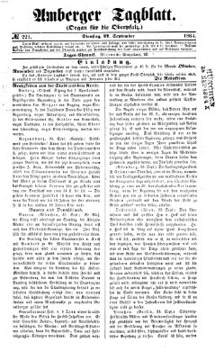 Amberger Tagblatt Dienstag 27. September 1864