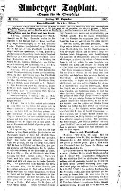 Amberger Tagblatt Freitag 22. Dezember 1865