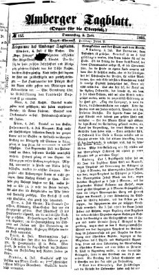 Amberger Tagblatt Donnerstag 5. Juli 1866