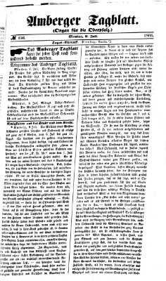 Amberger Tagblatt Montag 9. Juli 1866