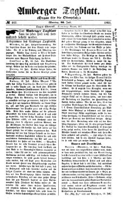 Amberger Tagblatt Montag 16. Juli 1866