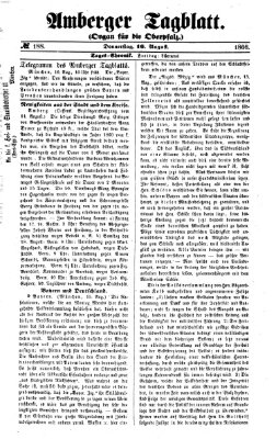 Amberger Tagblatt Donnerstag 16. August 1866