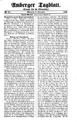 Amberger Tagblatt Mittwoch 5. September 1866