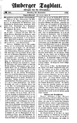 Amberger Tagblatt Dienstag 11. September 1866