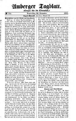 Amberger Tagblatt Donnerstag 15. November 1866