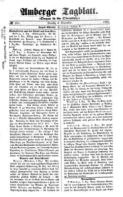 Amberger Tagblatt Dienstag 4. Dezember 1866