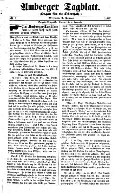 Amberger Tagblatt Mittwoch 2. Januar 1867