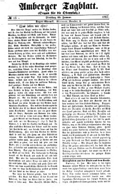 Amberger Tagblatt Dienstag 15. Januar 1867