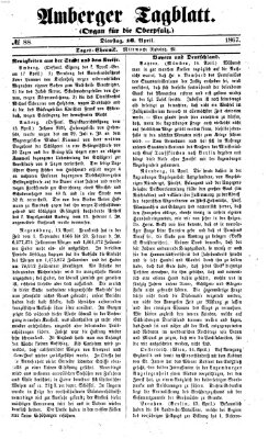 Amberger Tagblatt Dienstag 16. April 1867