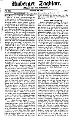 Amberger Tagblatt Samstag 18. Mai 1867