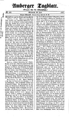 Amberger Tagblatt Mittwoch 17. Juli 1867